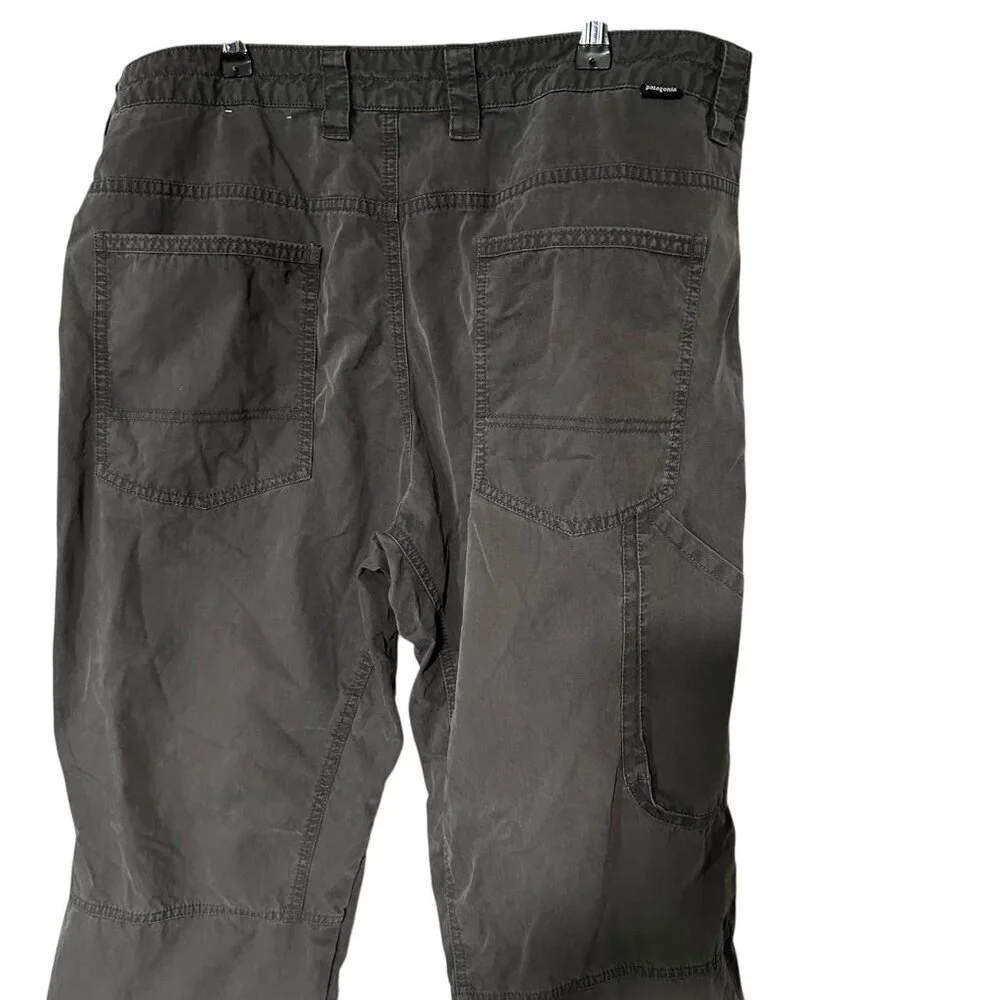 Patagonia Men’s 38x30 Casual Pants Dark Gray Organic Cotton Nylon